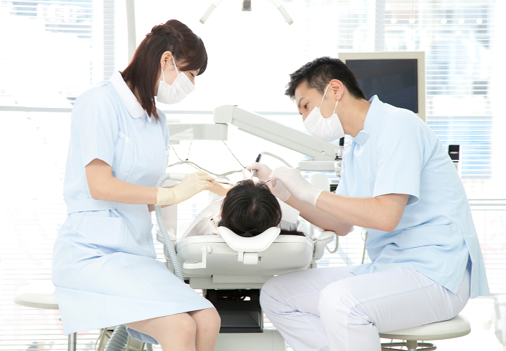 抜歯後の経過の確認